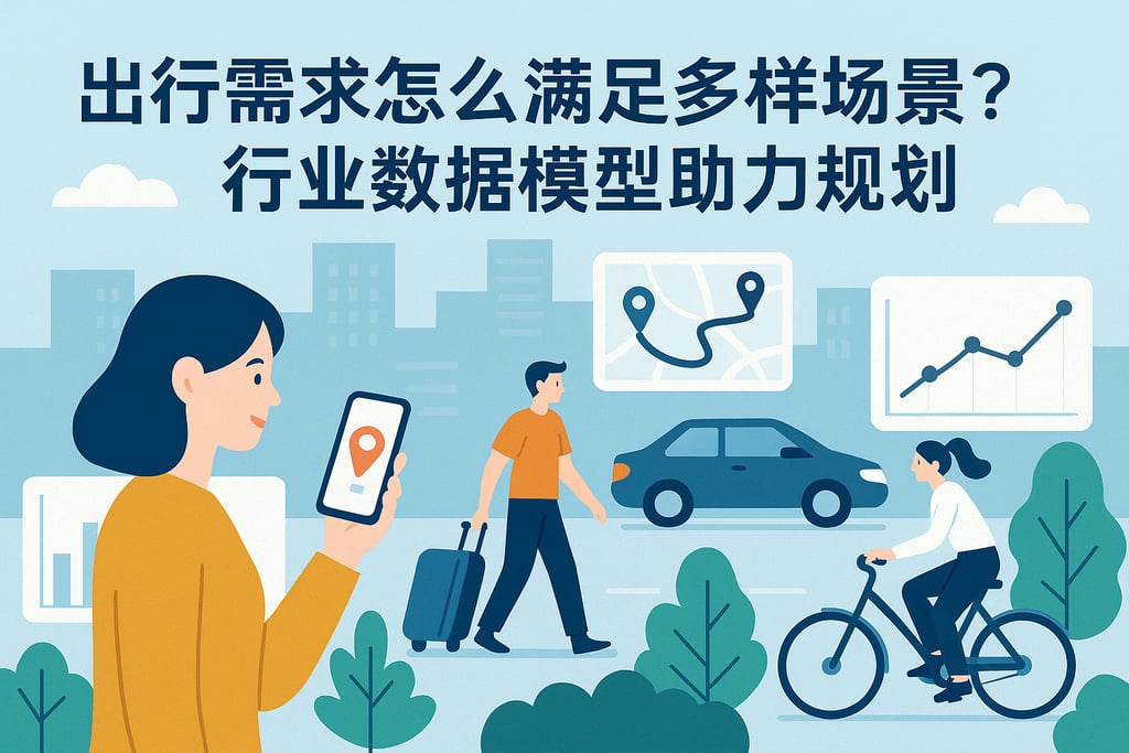 出行需求分析怎么满足多样场景？行业数据模型助力规划