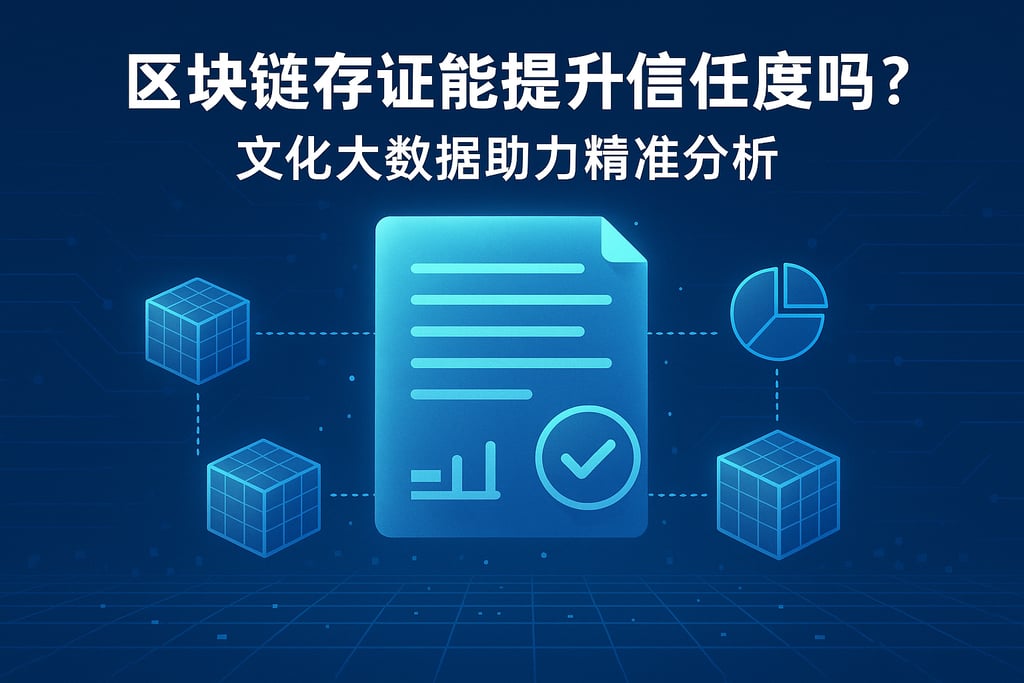 区块链存证能提升信任度吗？文化大数据助力精准分析