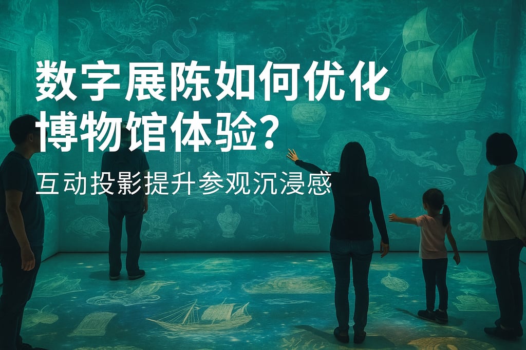 数字展陈如何优化博物馆体验？互动投影提升参观沉浸感