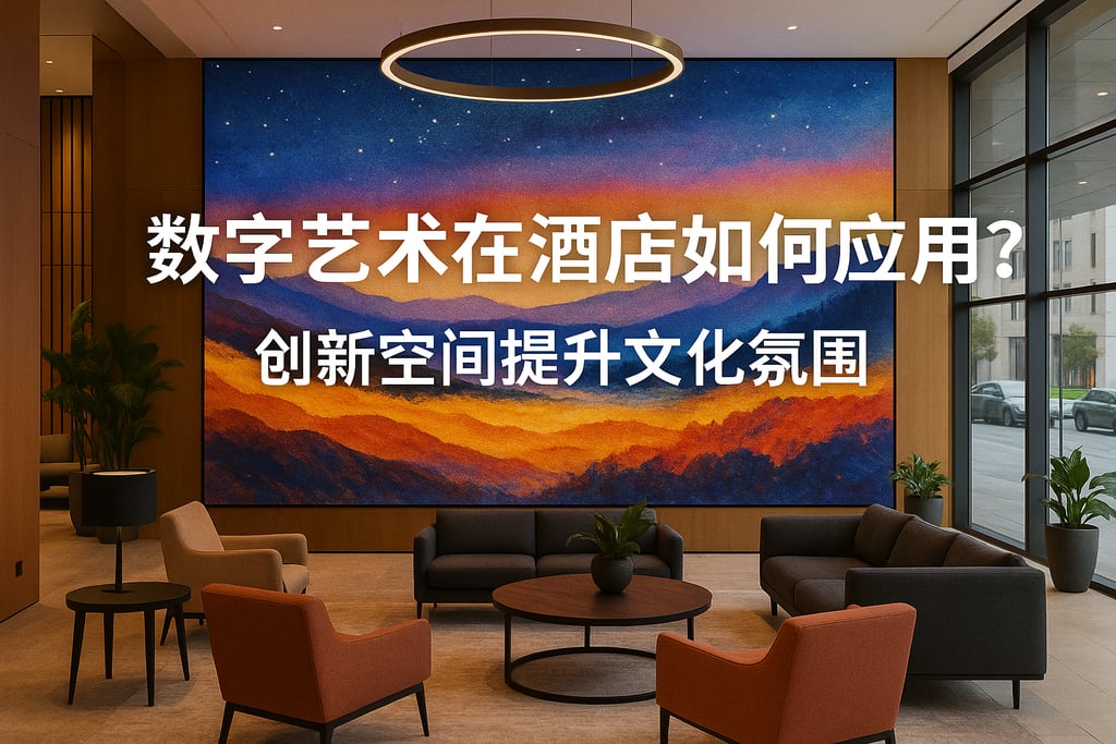 数字艺术在酒店如何应用？创新空间提升文化氛围