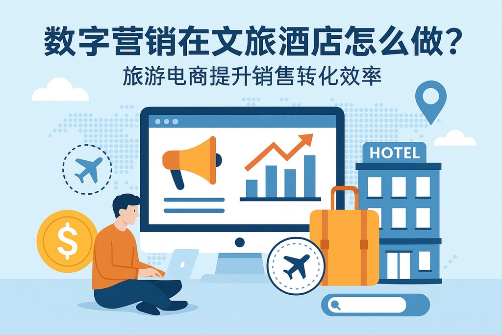 数字营销在文旅酒店怎么做？旅游电商提升销售转化效率