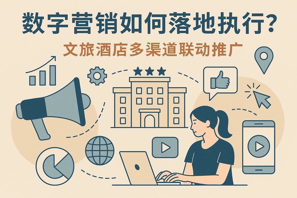 数字营销如何落地执行？文旅酒店多渠道联动推广