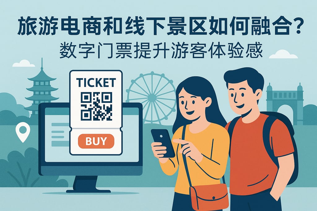 旅游电商和线下景区如何融合？数字门票提升游客体验感