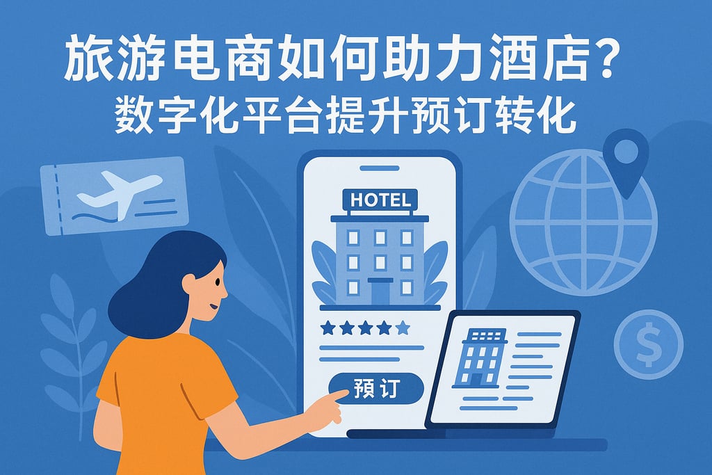 旅游电商如何助力酒店？数字化平台提升预订转化