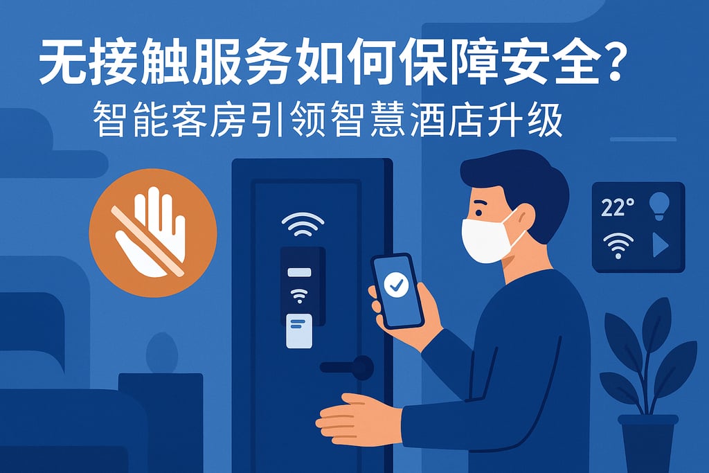 无接触服务如何保障安全？智能客房引领智慧酒店升级
