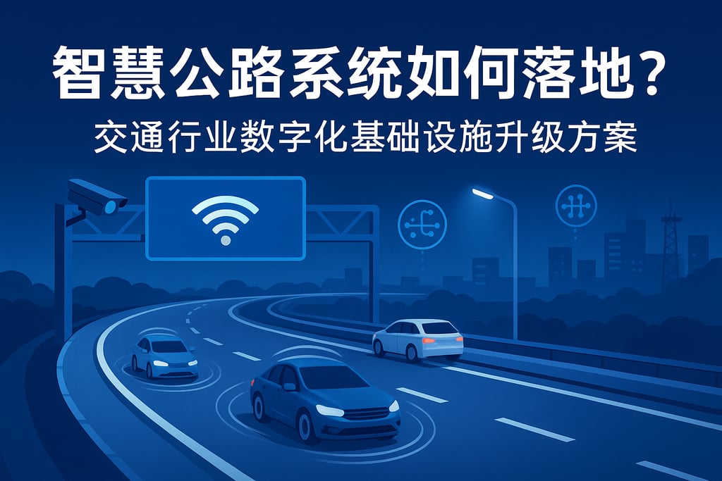 智慧公路系统如何落地？交通行业数字化基础设施升级方案