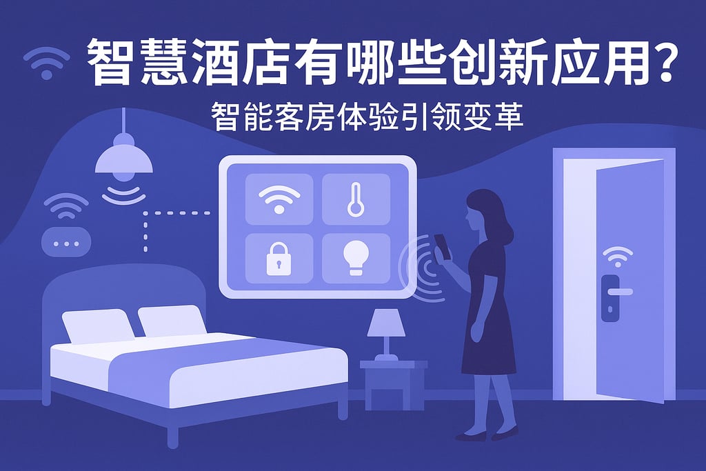 智慧酒店有哪些创新应用？智能客房体验引领变革