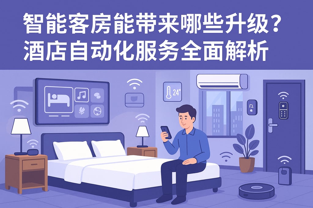 智能客房能带来哪些升级？酒店自动化服务全面解析