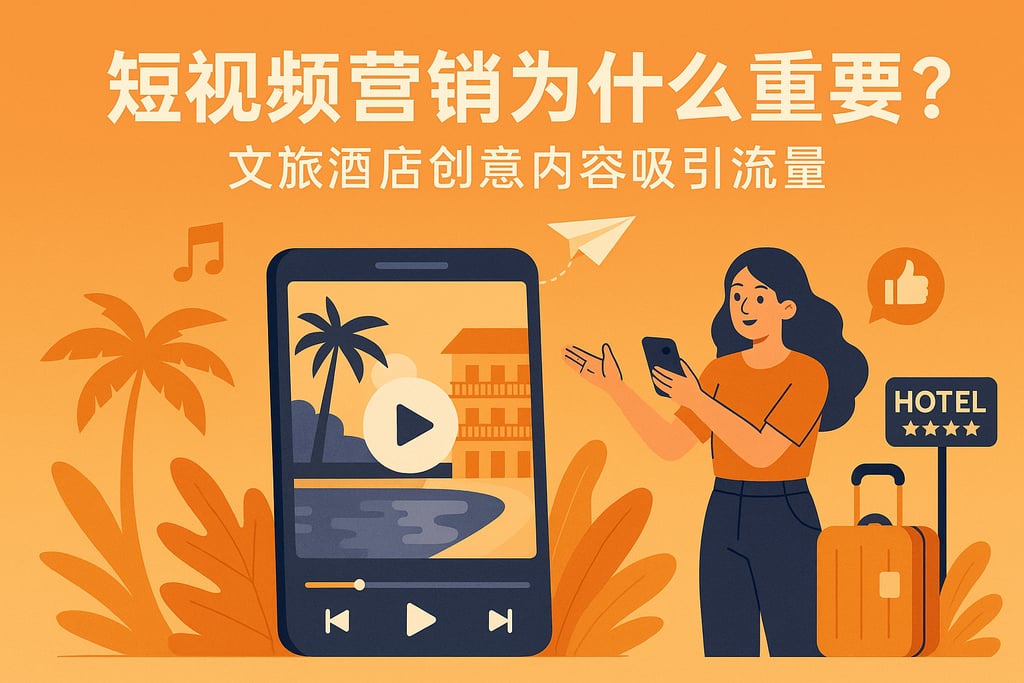 短视频营销为什么重要？文旅酒店创意内容吸引流量