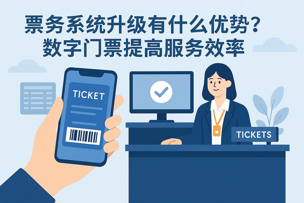 票务系统升级有什么优势？数字门票提高服务效率