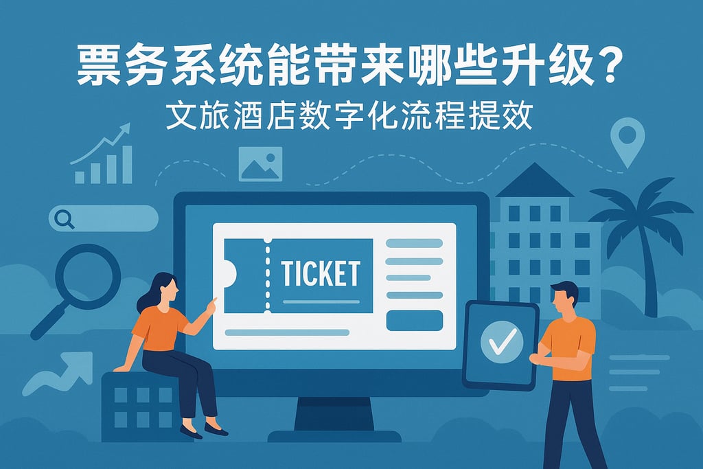 票务系统能带来哪些升级？文旅酒店数字化流程提效