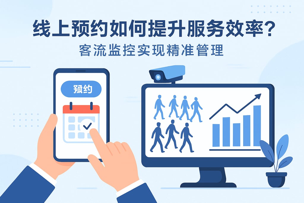 线上预约如何提升服务效率？客流监控实现精准管理