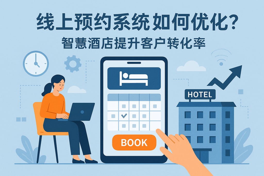 线上预约系统如何优化？智慧酒店提升客户转化率