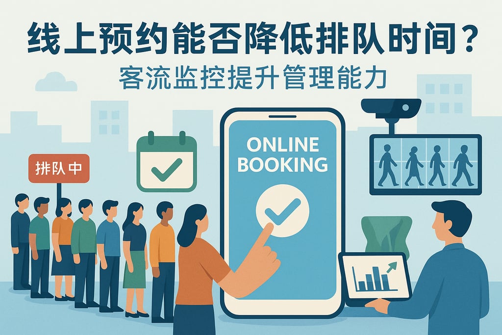 线上预约能否降低排队时间？客流监控提升管理能力