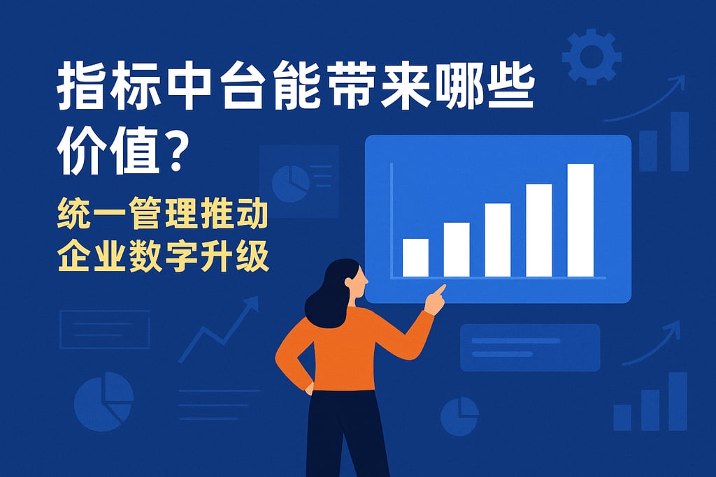 指标中台能带来哪些价值？统一管理推动企业数字升级