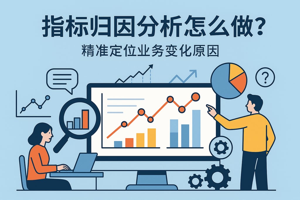 指标归因分析怎么做？精准定位业务变化原因