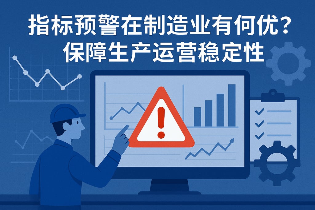 指标预警在制造业有何优势？保障生产运营稳定性