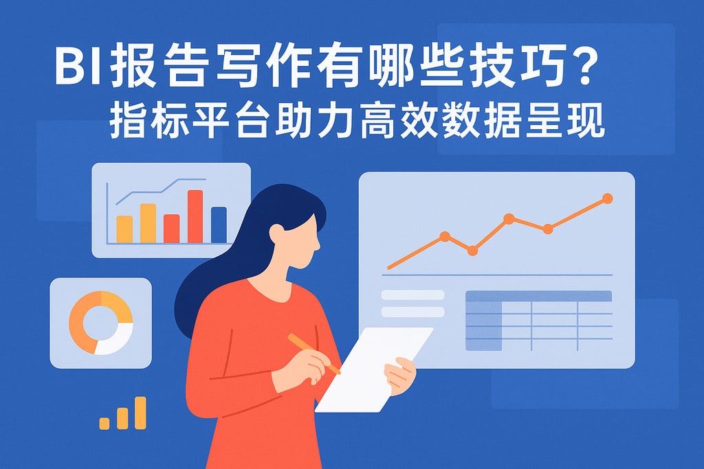 BI报告写作有哪些技巧？指标平台助力高效数据呈现