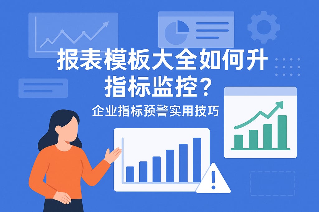 报表模板大全如何提升指标监控？企业指标预警实用技巧