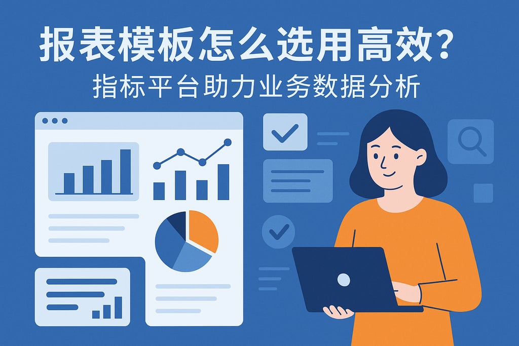 报表模板怎么选用高效？指标平台助力业务数据分析