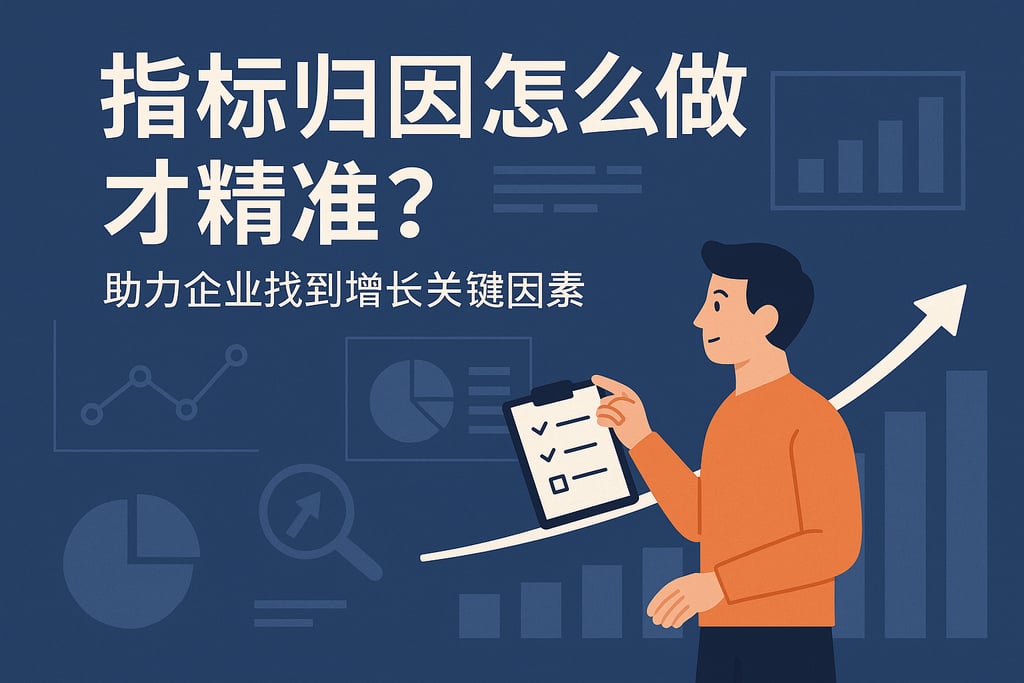 指标归因怎么做才精准？助力企业找到增长关键因素