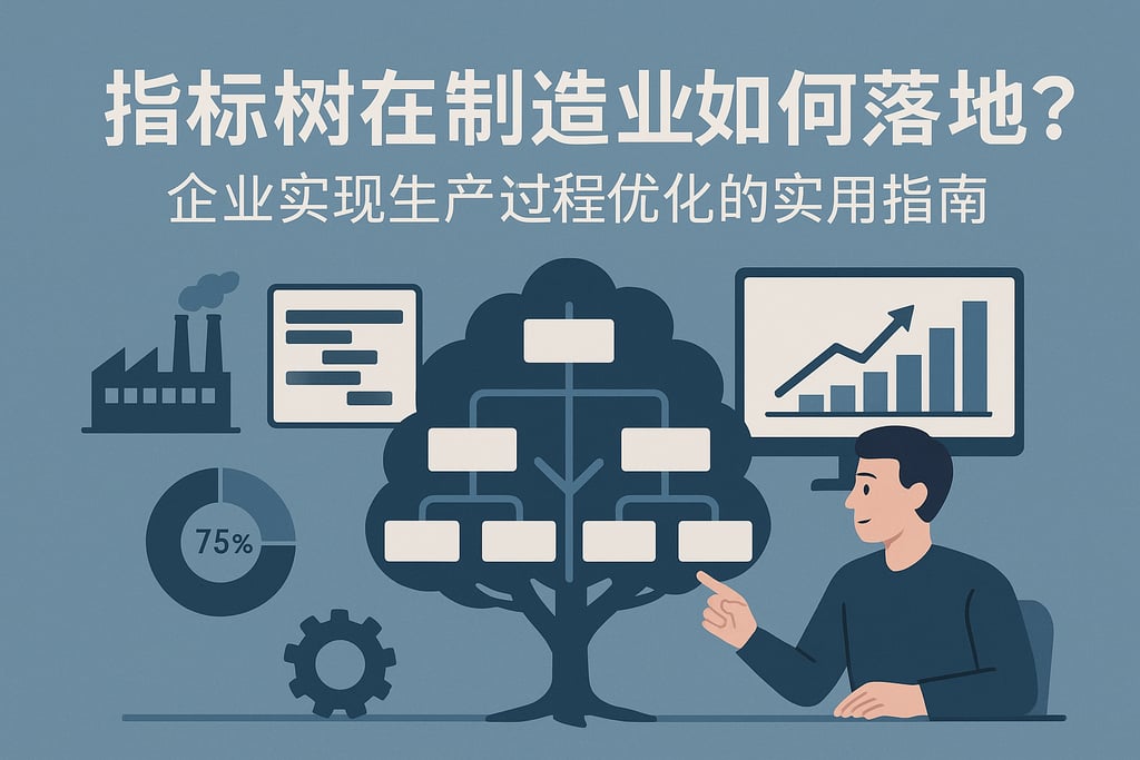 指标树在制造业如何落地？企业实现生产过程优化的实用指南
