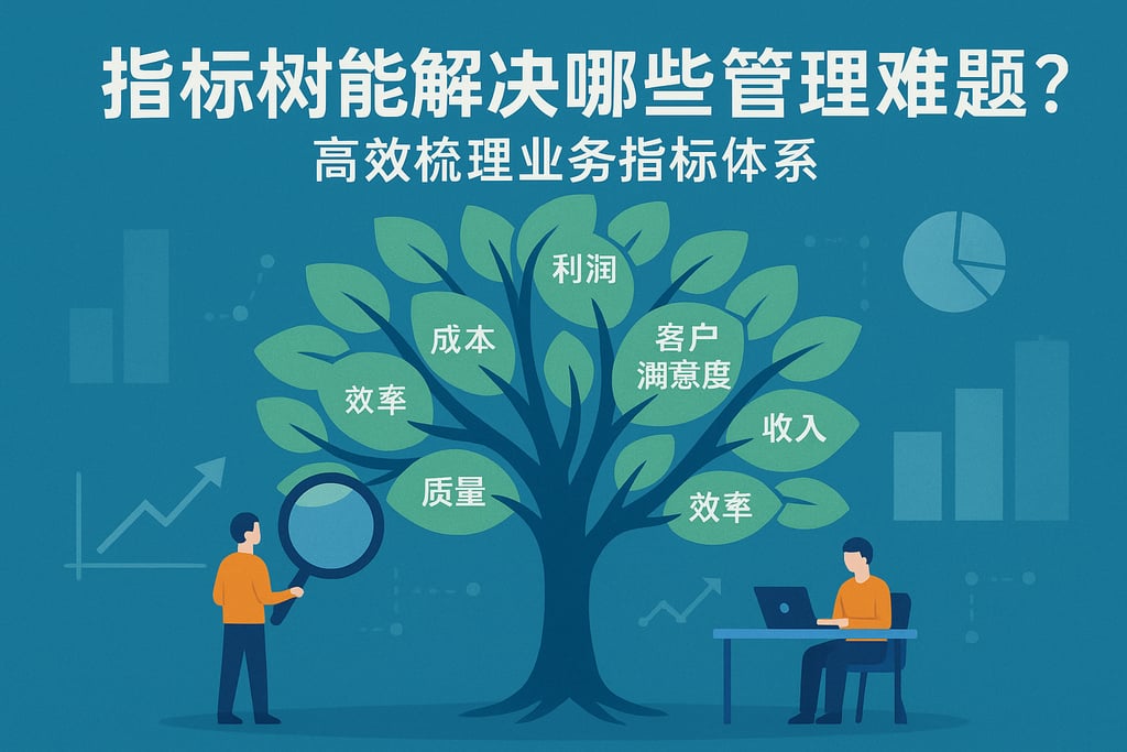 指标树能解决哪些管理难题？高效梳理业务指标体系