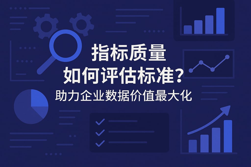 指标质量如何评估标准？助力企业数据价值最大化