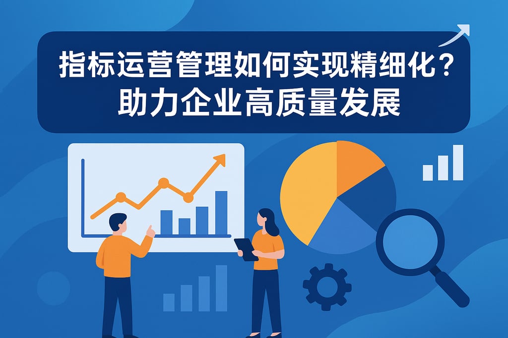 指标运营管理如何实现精细化？助力企业高质量发展