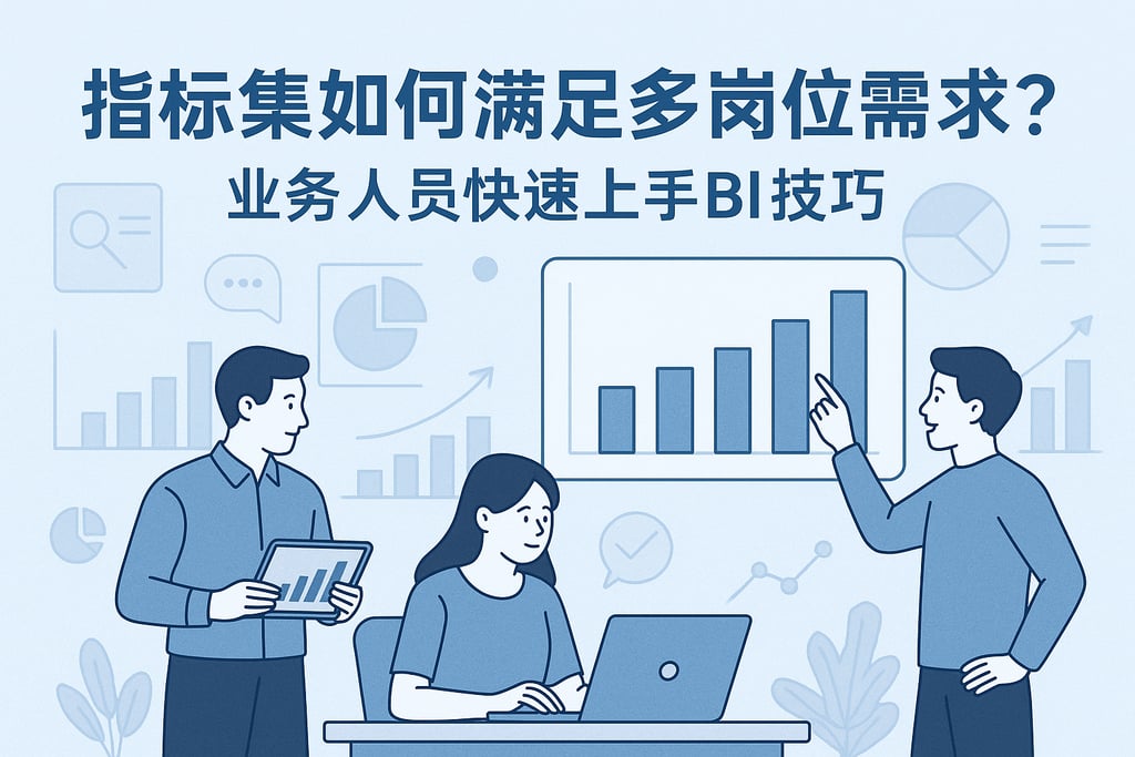 指标集如何满足多岗位需求？业务人员快速上手BI技巧