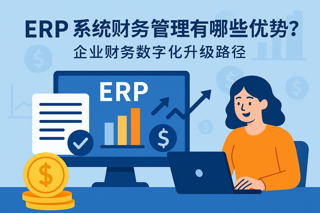 ERP系统财务管理有哪些优势？企业财务数字化升级路径
