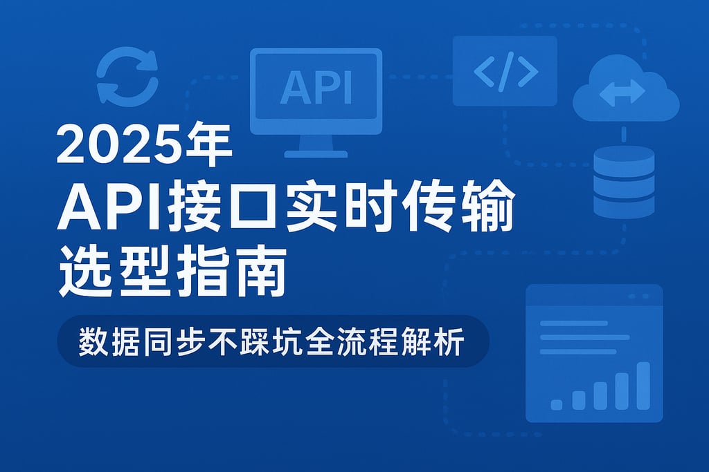 2025年API接口实时传输选型指南，数据同步不踩坑全流程解析