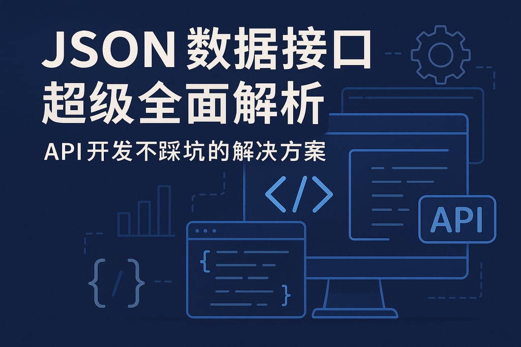 json数据接口超级全面解析，API开发不踩坑的解决方案