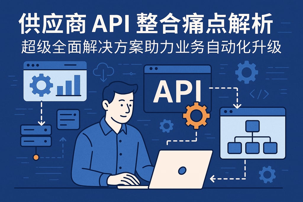 供应商API整合痛点解析，超级全面解决方案助力业务自动化升级