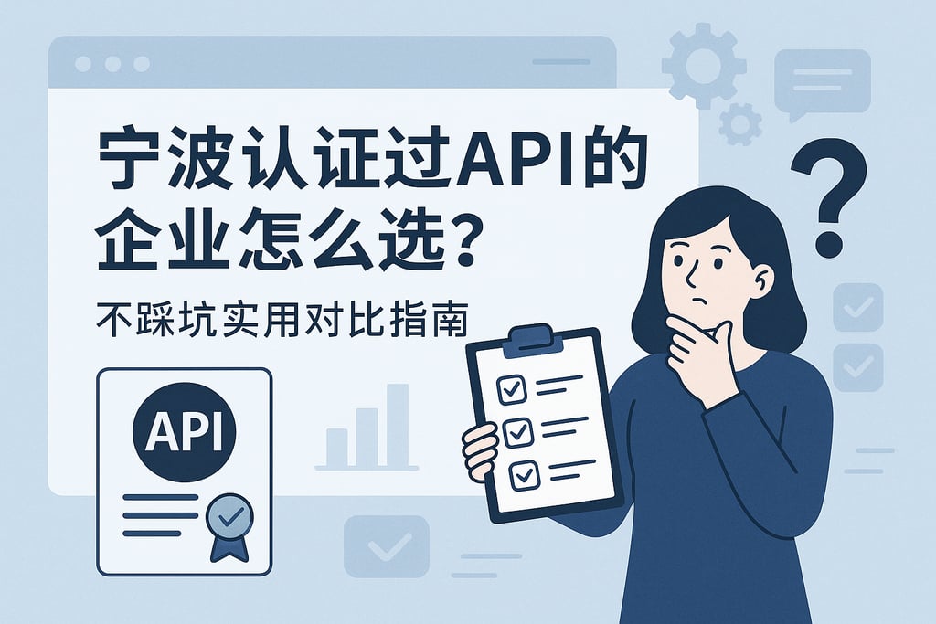 宁波认证过API的企业怎么选？不踩坑实用对比指南