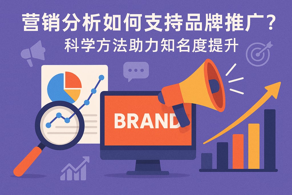 营销分析如何支持品牌推广？科学方法助力知名度提升