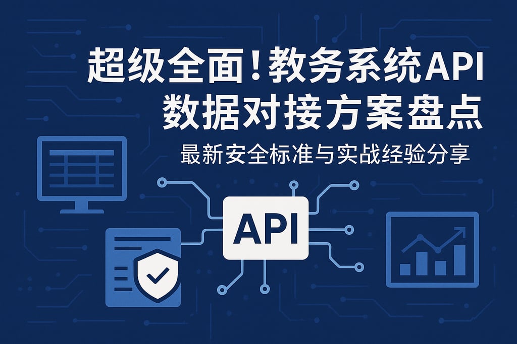 超级全面！教务系统API数据对接方案盘点，最新安全标准与实战经验分享