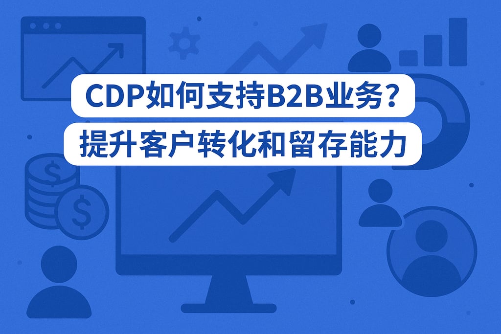 CDP如何支持B2B业务？提升客户转化和留存能力