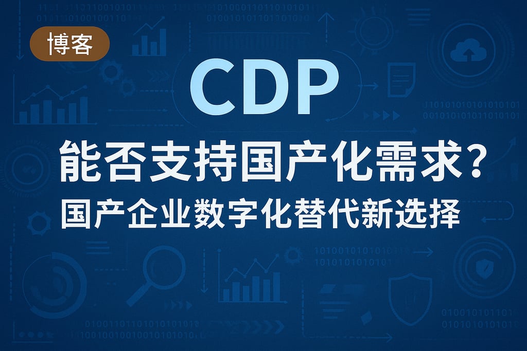 CDP能否支持国产化需求？国产企业数字化替代新选择