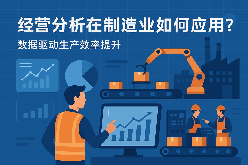 经营分析在制造业如何应用？数据驱动生产效率提升