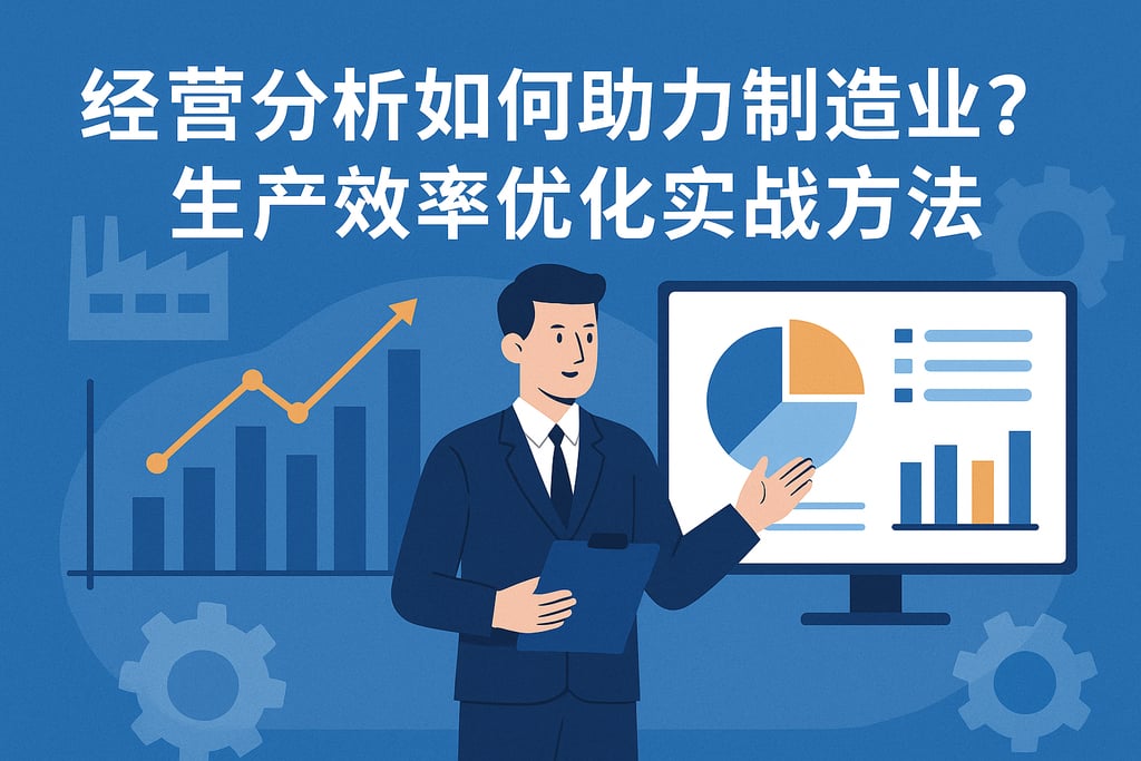 经营分析如何助力制造业？生产效率优化实战方法