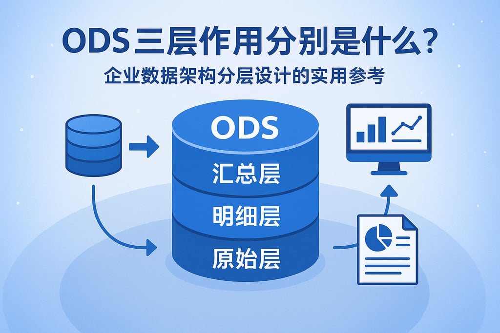 ods三层作用分别是什么？企业数据架构分层设计的实用参考