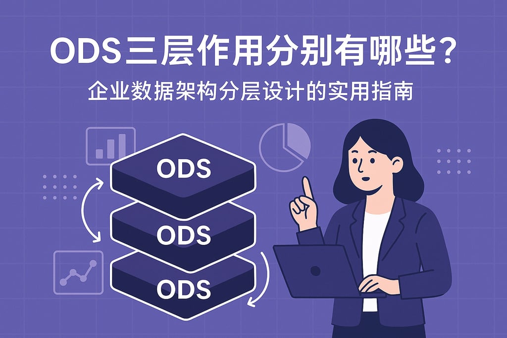 ods三层作用分别有哪些？企业数据架构分层设计的实用指南