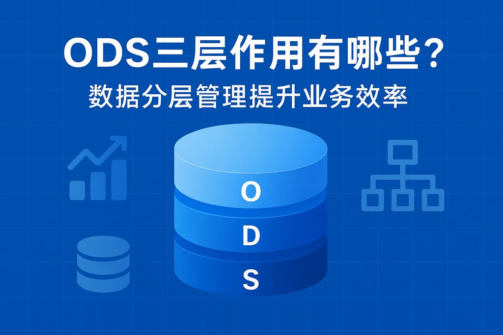 ods三层作用有哪些？数据分层管理提升业务效率
