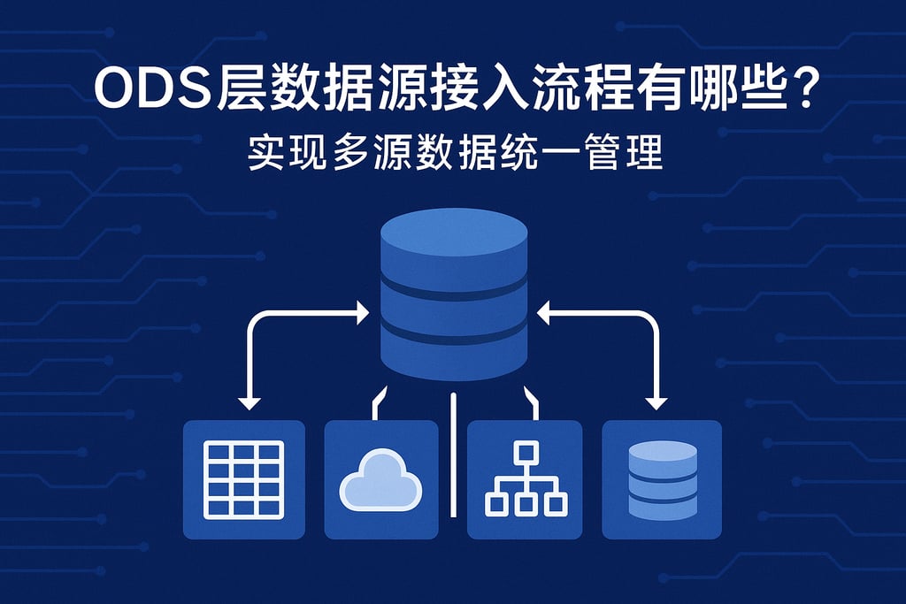 ods层数据源接入流程有哪些？实现多源数据统一管理