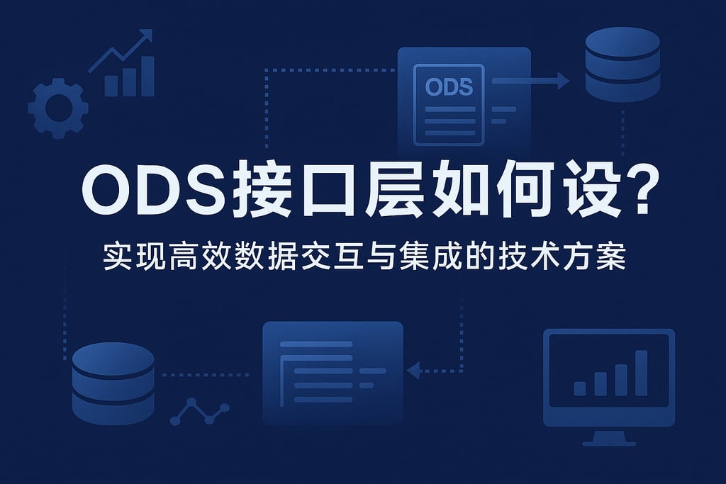 ods接口层如何设计？实现高效数据交互与集成的技术方案