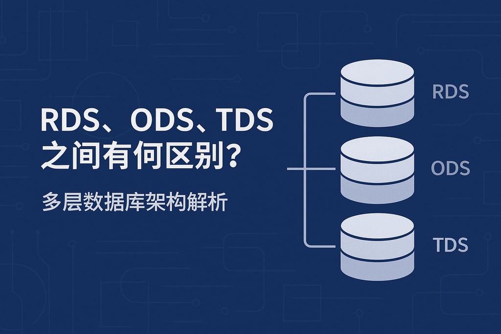 rds、ods、tds之间有何区别？多层数据库架构解析