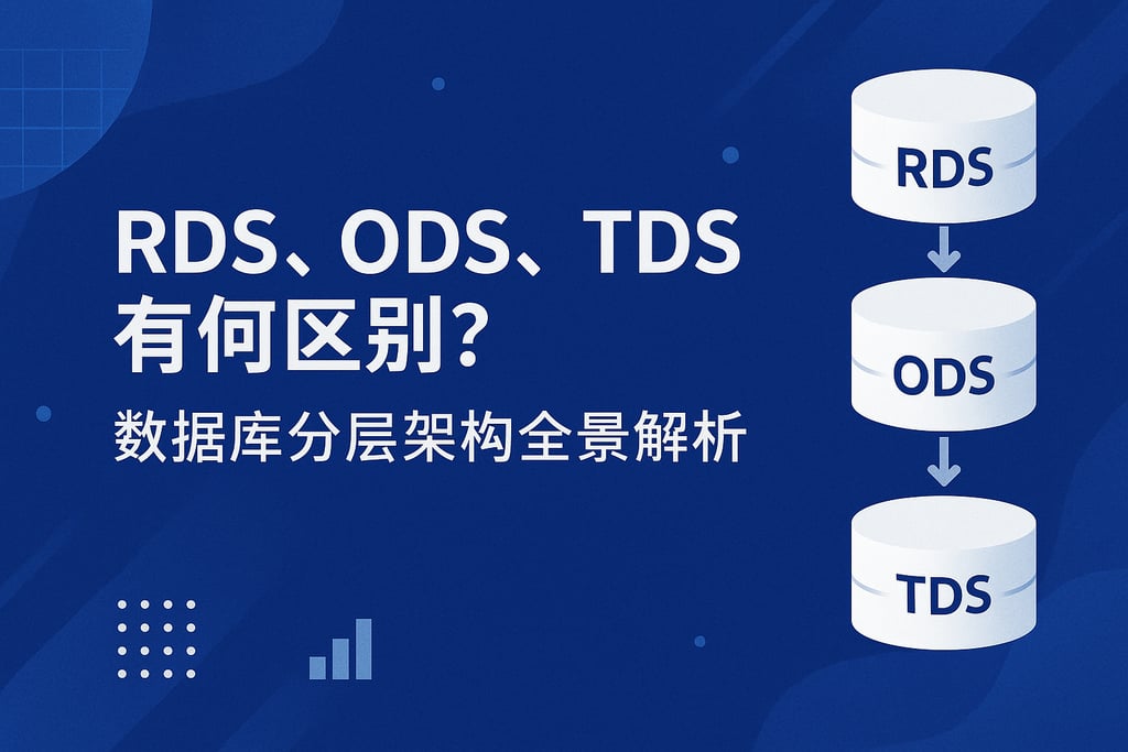 rds、ods、tds有何区别？数据库分层架构全景解析