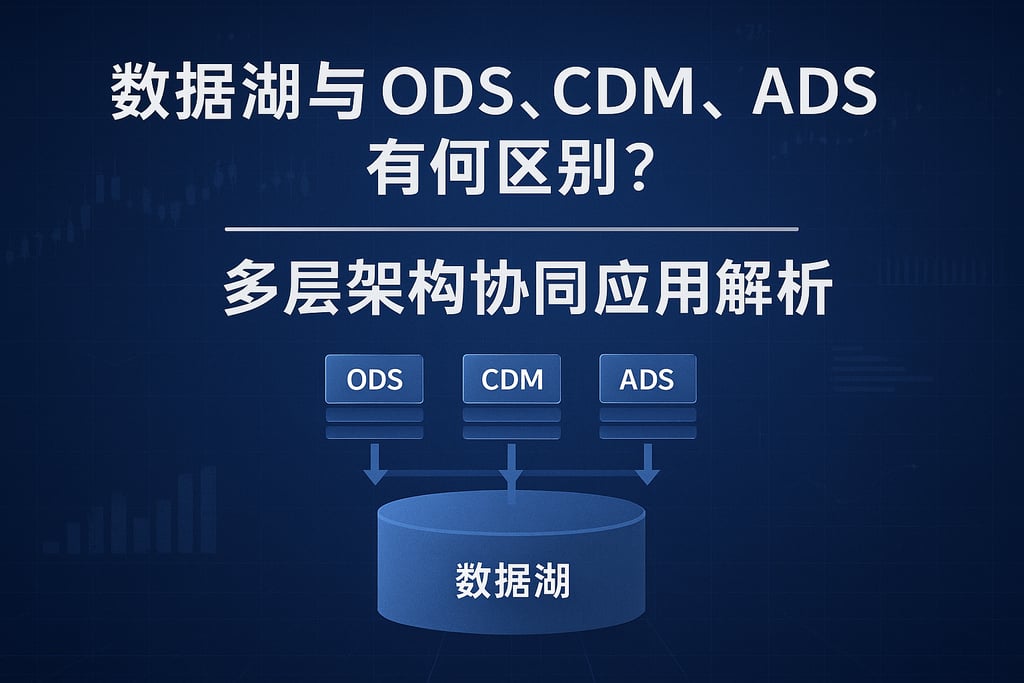 数据湖与ods、cdm、ads有何区别？多层架构协同应用解析
