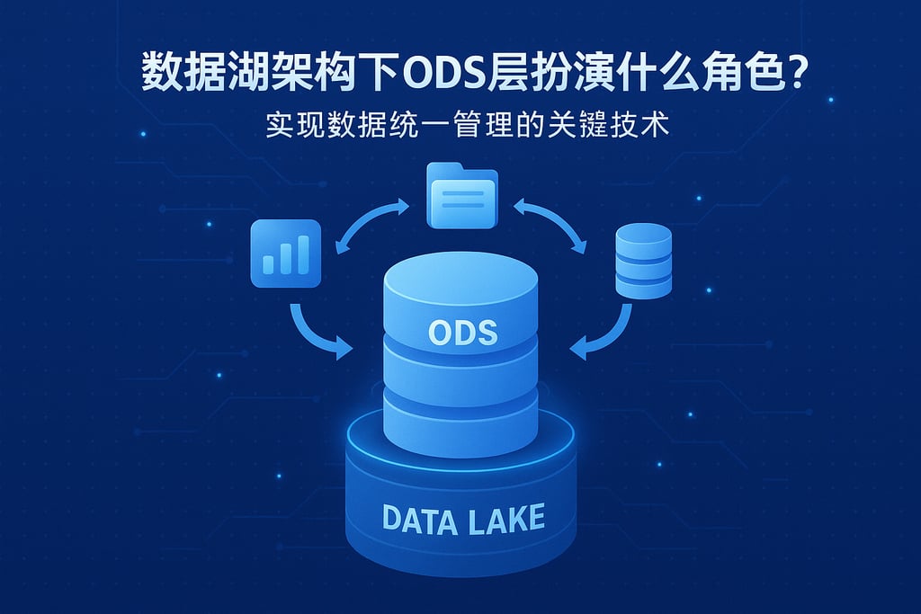 数据湖架构下ods层扮演什么角色？实现数据统一管理的关键技术